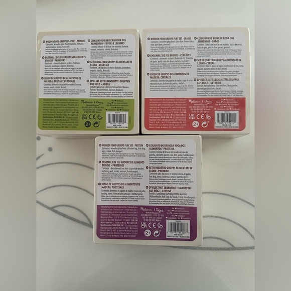 Nwt Melissa and Doug Food groups 3 packs - Picture 3 of 3